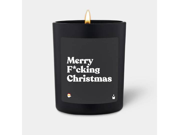Duftkerze Woody Merry F*cking Christmas