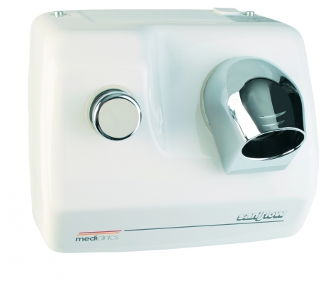 Mediclinics Haartrockner 2250W Vandalismussicher, Farbe:Weiß