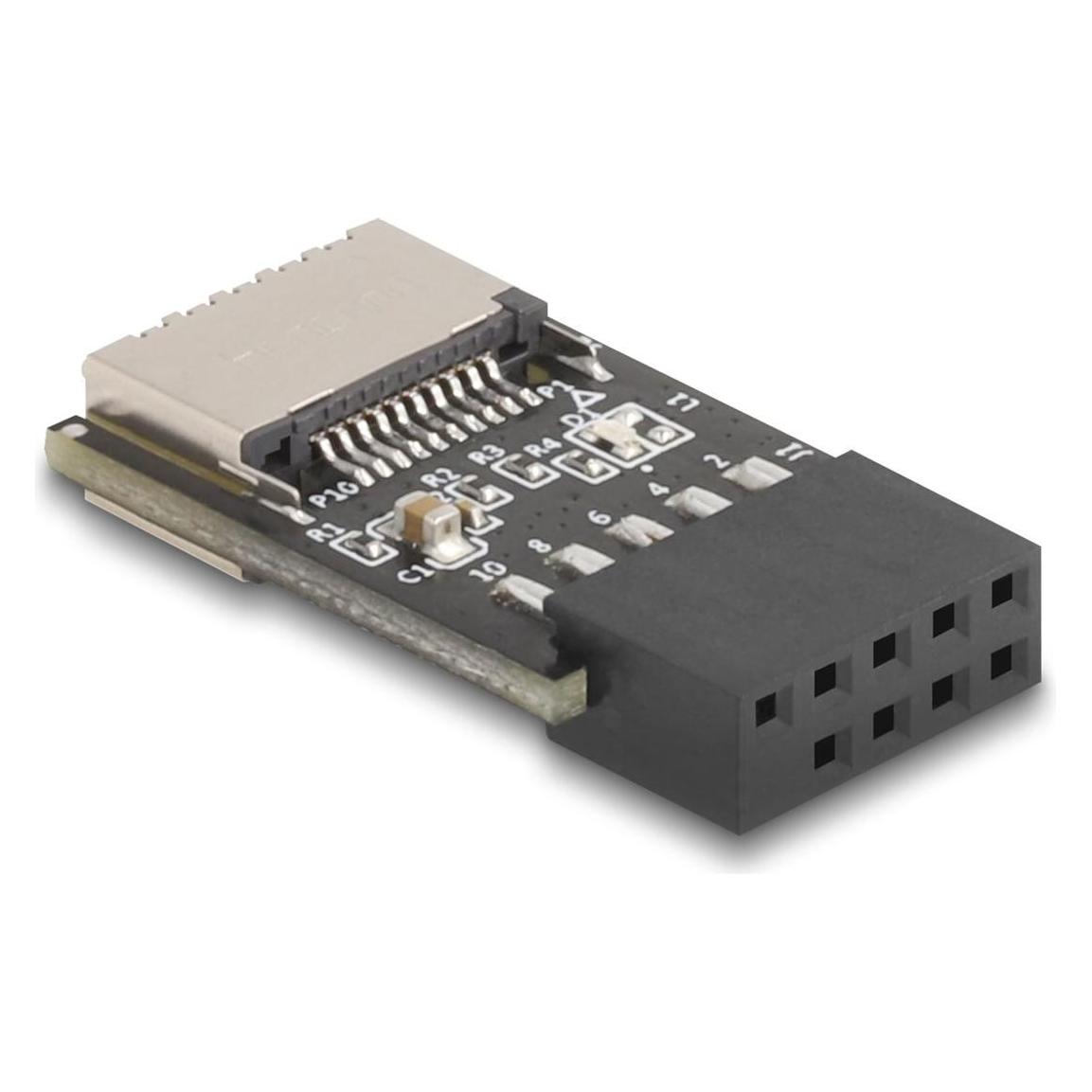 Delock USB 2.0 Adapter Pfostenbuchse zu intern USB Typ-E Key (67175)