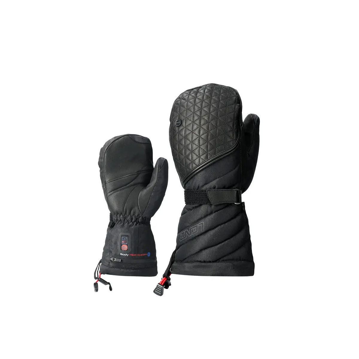 Lenz Heat Glove 6.0 Finger Cap Mittens Women schwarz L(9) 1206-L(9)