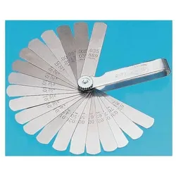 RS PRO, Messlehre, Fühlerlehre Stahl, 25-teilig (7.60 cm)