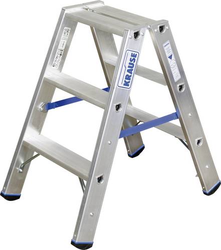 KRAUSE STABILO Stufen-DoppelLeiter 2x3 Stufen