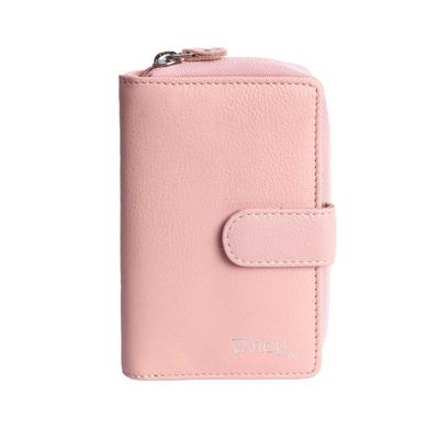 Geldbörse VARGU "MASIN 1-A mono", Damen, rosa (light pink), Rindsleder, Kleinlederwaren, LGW zertifiziertes Leder
