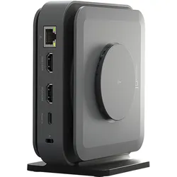 j5Create JCD3199P-EN, Kabelgebunden, USB 3.2 Gen 2 (3.1 Gen 2) Type-C, 140 W, 10,100,1000 Mbit/s, Gr (USB-C, 10 Ports), Dockingstation + USB Hub, Grau