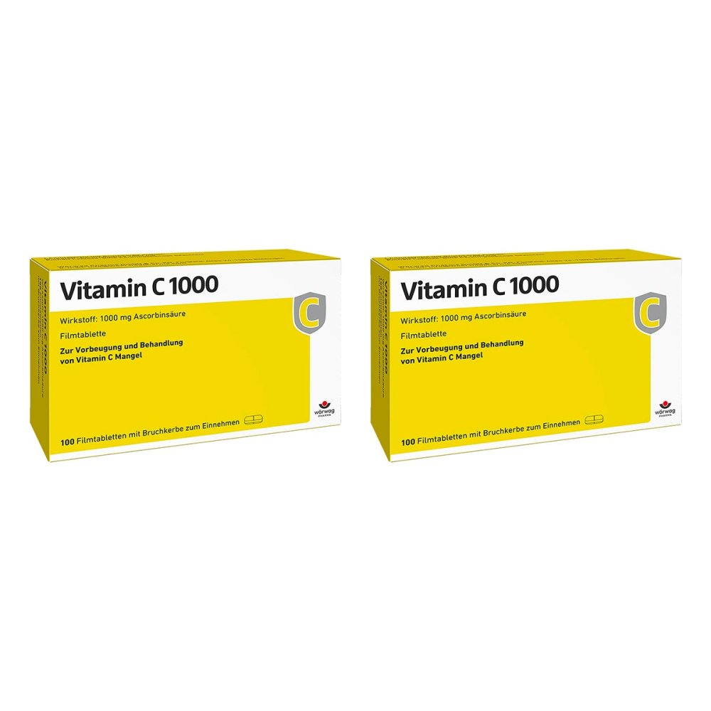 Wörwag Pharma GmbH & Co. KG Vitamin C1000 Filmtabletten 08105401