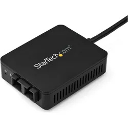StarTech USB 3 To Fiber Optic Converter (USB), Netzwerk Adapter, Schwarz