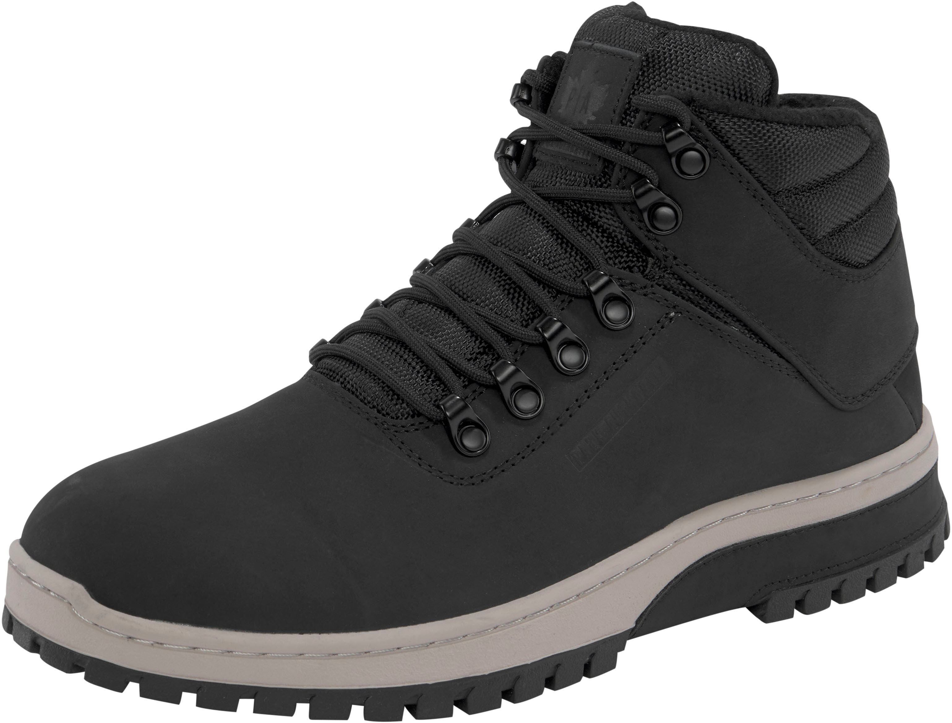 Schnürboots K1X "Territory Superior", Herren, Gr. 41, schwarz (schwarz, sanftes weiß), Leder, Schuhe Schnürboots, Winterstiefel, Schnürstiefel, Winterschuhe schwarz, sanftes weiß 41