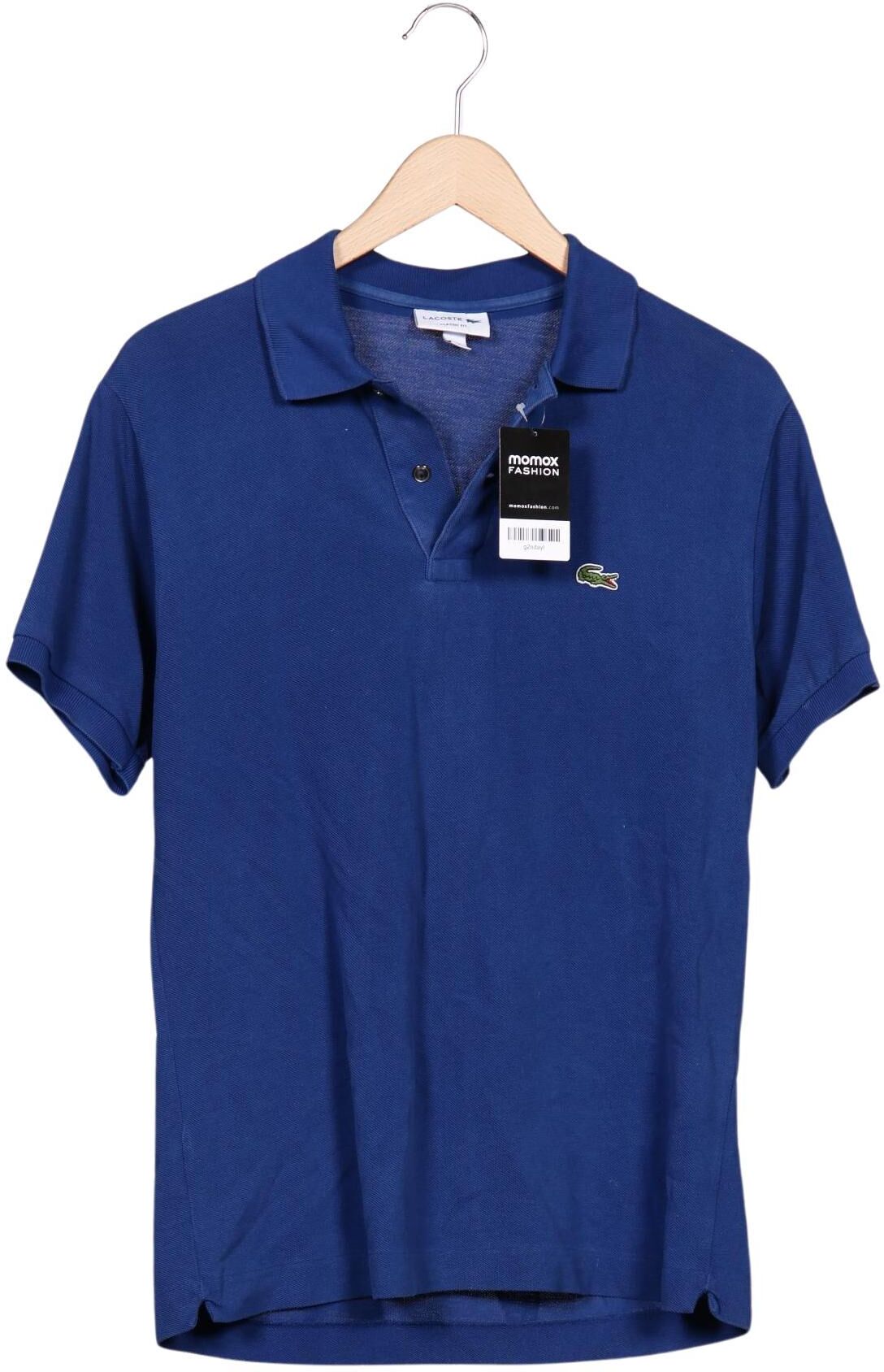 Lacoste Herren Poloshirt, Blau, Gr. M (Lacoste 4), Baumwolle - Second Hand