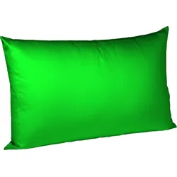 fleuresse Bettwäsche Mako Satin Colours 009100-7048 grasgrün Kissenhülle 50x70 cm