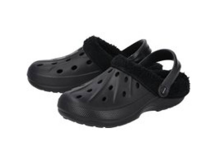 ESMARA® Sabots fourrés femme (noir, 37)
