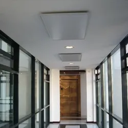 XIMAX Infrarotheizung, Aluminium Paneel (Rahmen: weiß) Deckenmontage - Abgehängt - 600x1200x25 mm, 600 Watt