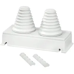 Hensel HEN FP FG 273 ENYSTAR-Anbauflansch GröÃe 2 D=2x30-72mm, Elektronikzubehör + Gehäuse
