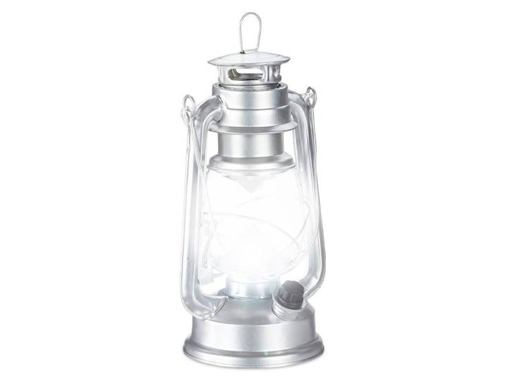 Relaxdays 4x lampe-tempête LED argenté
