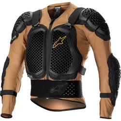 Alpinestars Bionic Action V2, Protektorenjacke - Beige/Schwarz/Orange - S