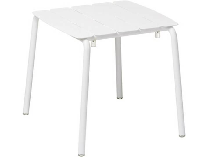 Beistelltisch Granada Aluminium weiß 52.8x45x48 cm