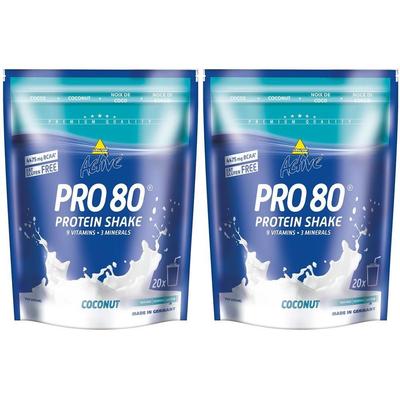 Inkospor Active Pro 80, Kokosnuss, Pulver 2x 2x500 g