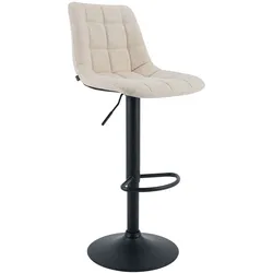 CLP Barhocker Mapun Stoff   Farbe: creme, Material: Stoff