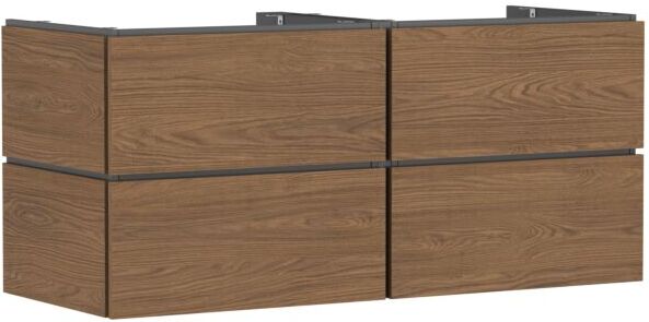 Hansgrohe Xilesa E Waschtischunterschrank 54305550 1375x550mm, 4 Schubkästen, ohne PushOpen, Eiche Kaschmir