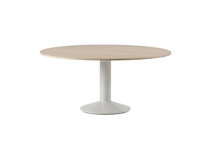 Muuto Midst Säulentisch Oiled oak-grey, Ø160 cm