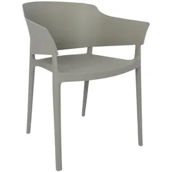 Bolero Lorenzo Cafe Stühle Medium Grau (2er Pack)
