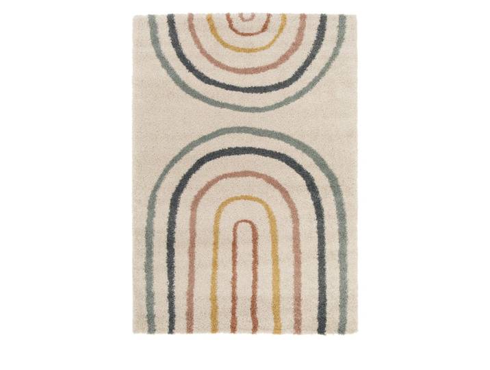 Tapis contemporain géométrique - 120x170cm multicolore polypropylène