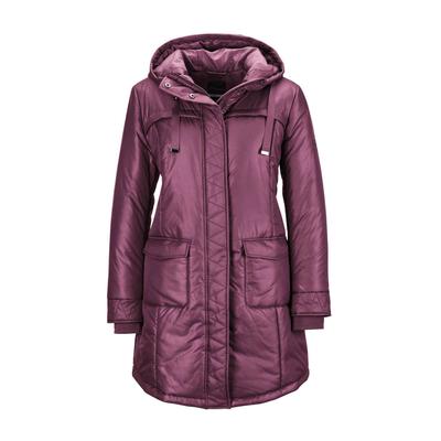 Winterjacke GOLDNER "Anorak", Damen, Gr. 38, lila (beere), Obermaterial: 100% Polyester PES., Rippe, Jacken Winterjacke, Gehschlitz