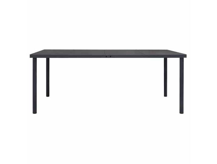 “Winter Sale TOP Table de jardin Anthracite - Table à dîner d'extérieur Anthracite 190x90x74cm Acier PRO74517