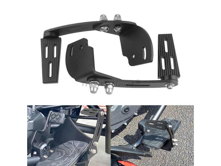 Pour Can-Am Spyder F3 avec marchepieds d'origine 2015-2023, marchepieds de route, repose-pieds, extension de repose-pieds, pédale