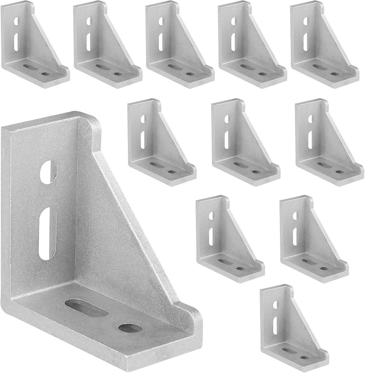 12x Aluminium Hoekverbinding 90 Graden voor Profielmontage