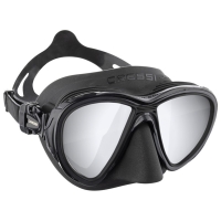 Cressi - Quantum - Spectra Lens verspiegelt - Tauchmaske - Farbe: Schwarz