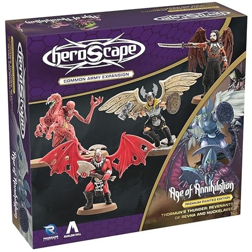 Renegade Game Studios Heroscape Revenants of Revna & Nuckelavee Legeruitbreiding met geschilderde miniaturen en strategiekaarten
