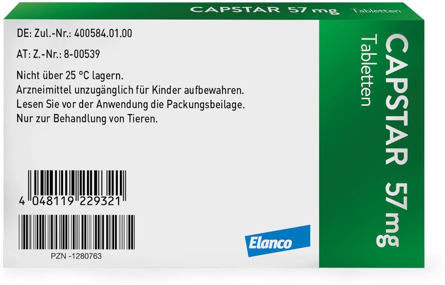 2x Capstar 57 mg gegen Flohbefall bei großen Hunden 2x6 St Tabletten