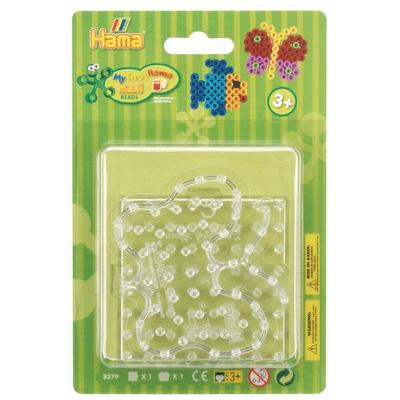 HAMA Maxi Stiftplatten kl. Quadrat, kl. Schmetterling (Blister)