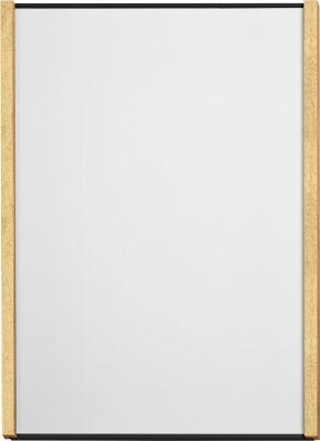 moedel Wandschild LMH, DIN A4, wechselbare Einlagen, Klebemontage, B 221,5 x H 299,5 mm, Ahorn/schwarz