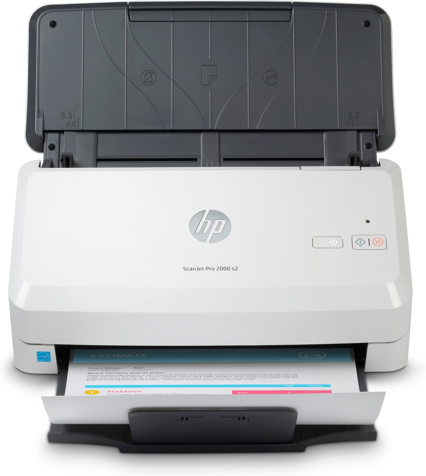 HP ScanJet Pro 2000 s2 sheet-fed scanner, wit