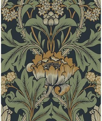 Etten Studios Seabrook Designs Primrose Garden Non-Woven Unpasted Wallpaper
