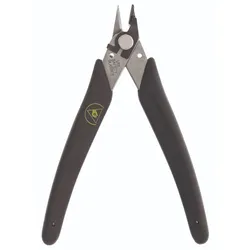 Xuron LXASF Micro-Shear Seitenschneider polierte Oberfläche mit Drahthalter + ESD gerechten Griffen schwarz/silber - schwarz/silber