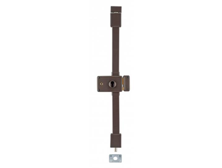 Thirard - Boitier De Serrure En Applique Horga À Fouillot Pour Porte D'Entrée\, Droite\, 3 Pts\, Axe 55mm\, Marron