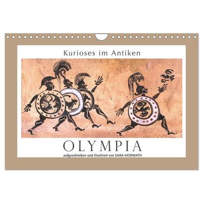 Kurioses im Antiken Olympia (Wandkalender 2027 DIN A4 quer), CALVENDO Monatskalender