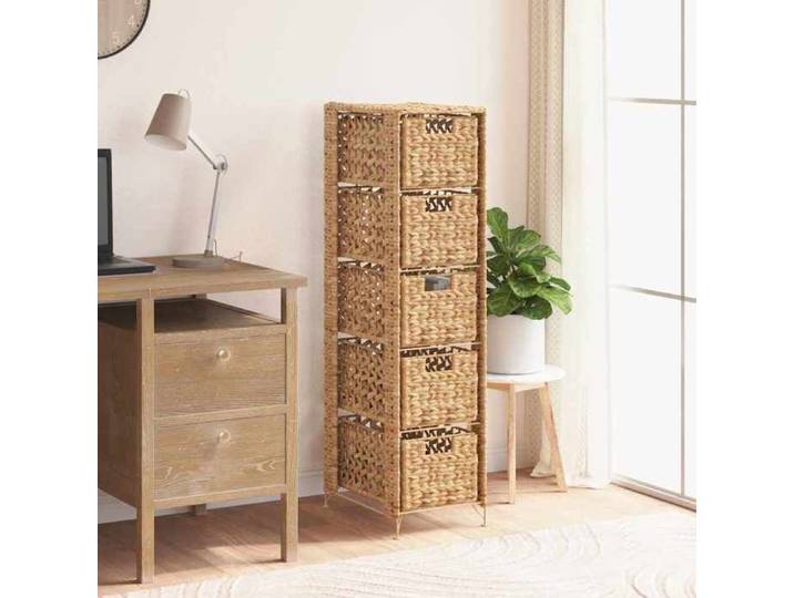 Unité de rangement avec 5 paniers 25 5x37x100 cm Jacinthe d'eau 245492