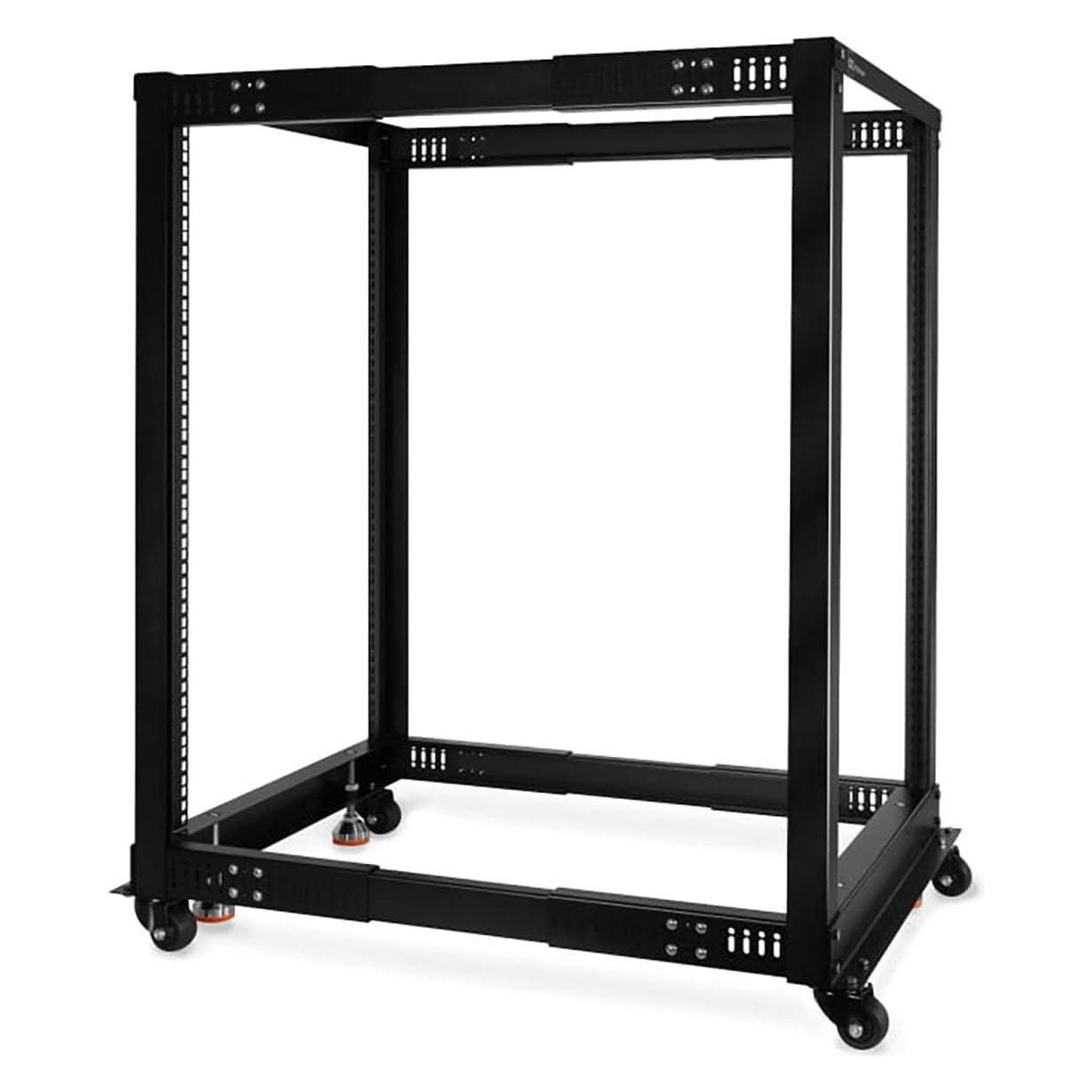 Alphacool GHE ES 19" Open Frame Serverrack 18HE Verstellbare Tiefe (18 HE, 19 Zoll Rack) (13737)