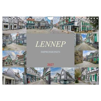 Lennep Impressionen (Wandkalender 2027 DIN A4 quer), CALVENDO Monatskalender