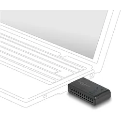 Delock AX1800 (USB), Netzwerk Adapter, Schwarz
