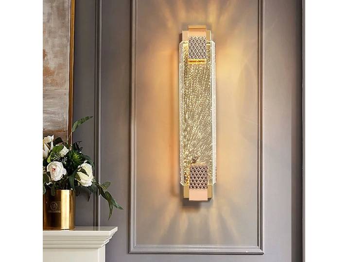 Moderne luxe or applique extérieure étanche applique murale pour salon chambre couloir balcon LED applique éclairage LED maison