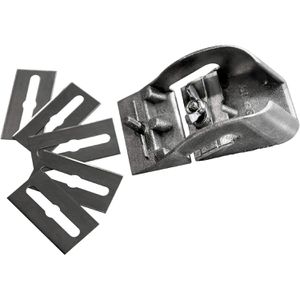 S&R Handhobel Taschenhobel, Messerbreite 43mm, Schlicht-, Einhandhobel, Schnittwinkel 22°