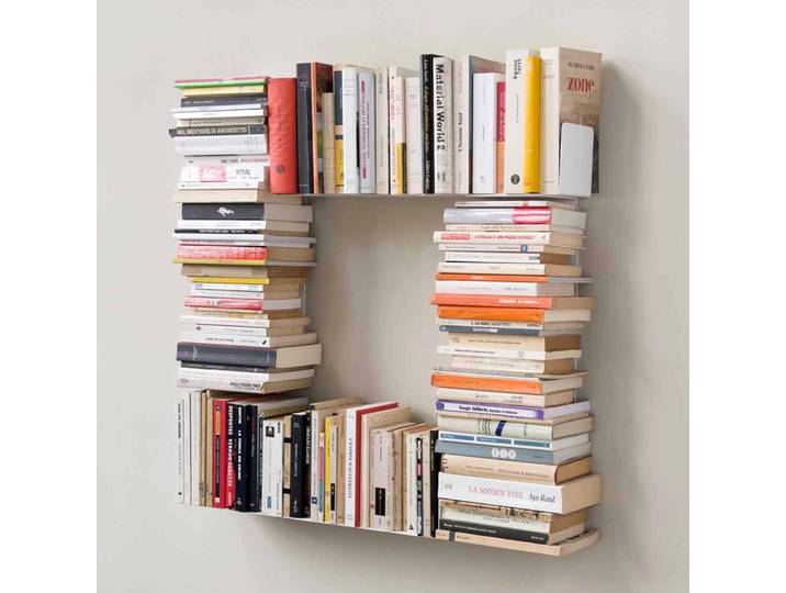 Bibliothèque design - étagère livre carrée - teebooks