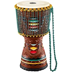 Meinl Percussion AE-DJTC2-L - 12" Artisan Edition Tongo Carved Djembe, Coloured ... - Djembe