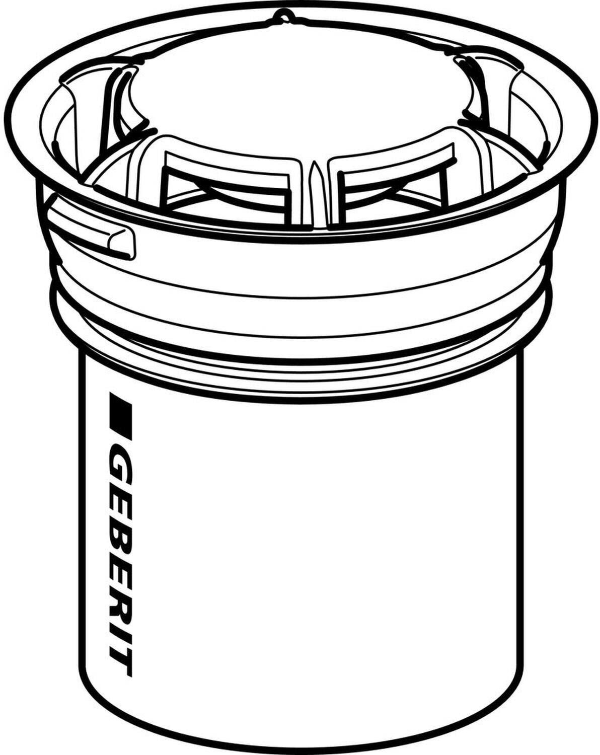 Geberit Hybridgeruchsverschluss für Urinale, Montagezubehör, 116.066.00.1,
