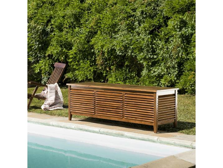 Coffre de jardin en teck 200 cm MACAO