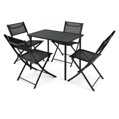 5 tlg. Bistroset Balkonset Gartenset Sumila 80x55